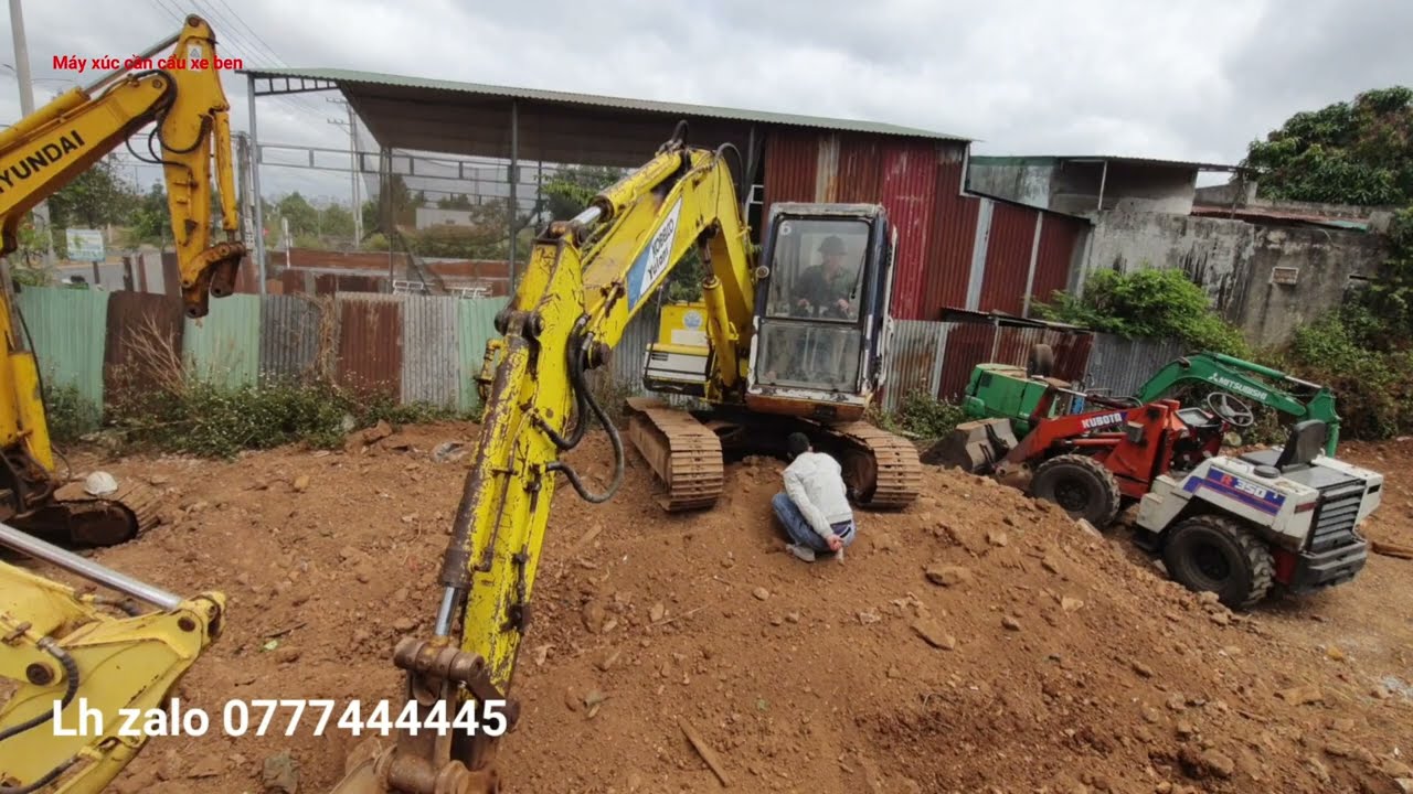 Khách thử kobelco đời 92 đúng 30 phút là bay về gia lai