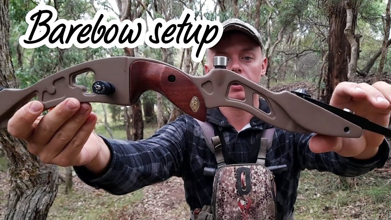 Christian's barebow setup