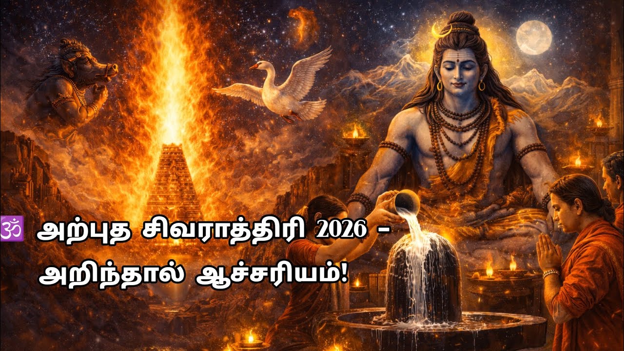 🕉️ அற்புத சிவராத்திரி 2026 – அறிந்தால் ஆச்சரியம்! | மகா சிவராத்திரி வரலாறு & மகிமை