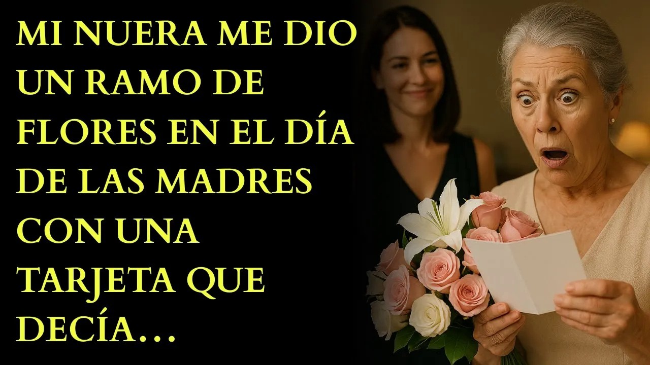 Mi Nuera Me Dio Un Ramo De Flores El Día De Las Madres, Con Una Tarjeta Que Decía…