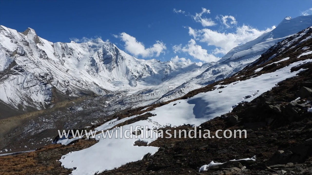 Rudragaira valley view, with Auden's Col in the distance