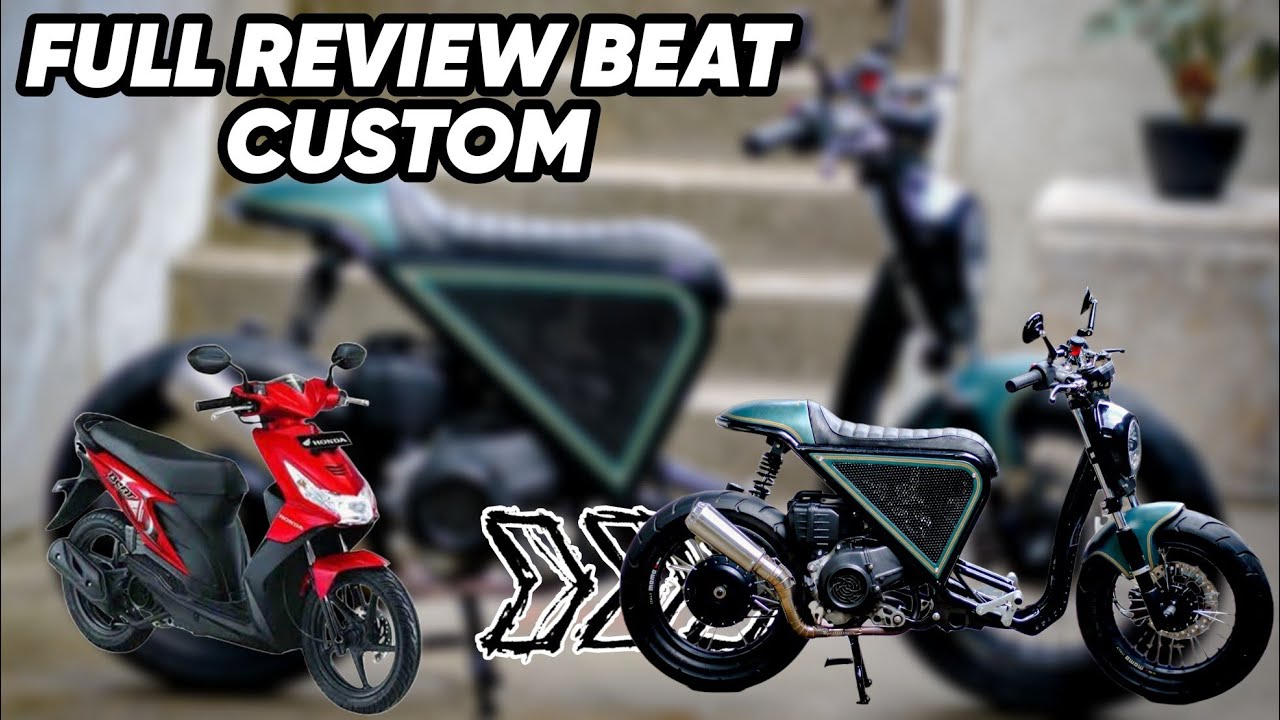 BEAT CARBU LAWAS JADI GENTENG GINI 😍😍 REVIEW HONDA BEAT Custom NEO CAFE RACER !!