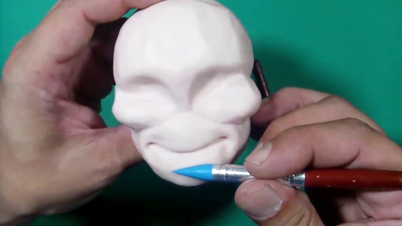 Leccion 1 Aula rostro de Joven Leprechaun (modelado de rostro de duende)