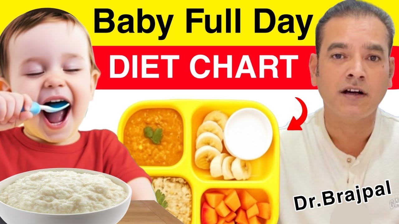 12 से 24 महीनें के बच्चों का शानदार पूरे दिन का DIET PLAN | DR BRAJPAL |
