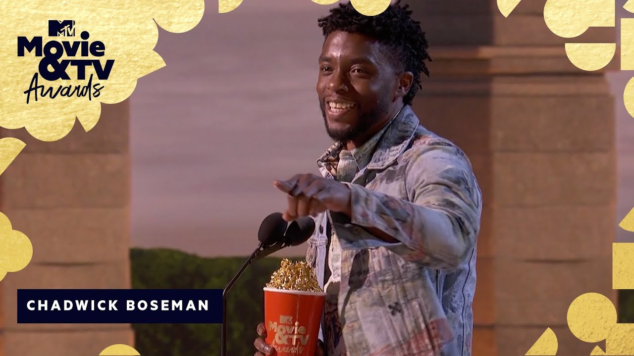 Chadwick Boseman Wins Best Hero & Honors James Shaw Jr. | 2018 MTV Movie & TV Awards