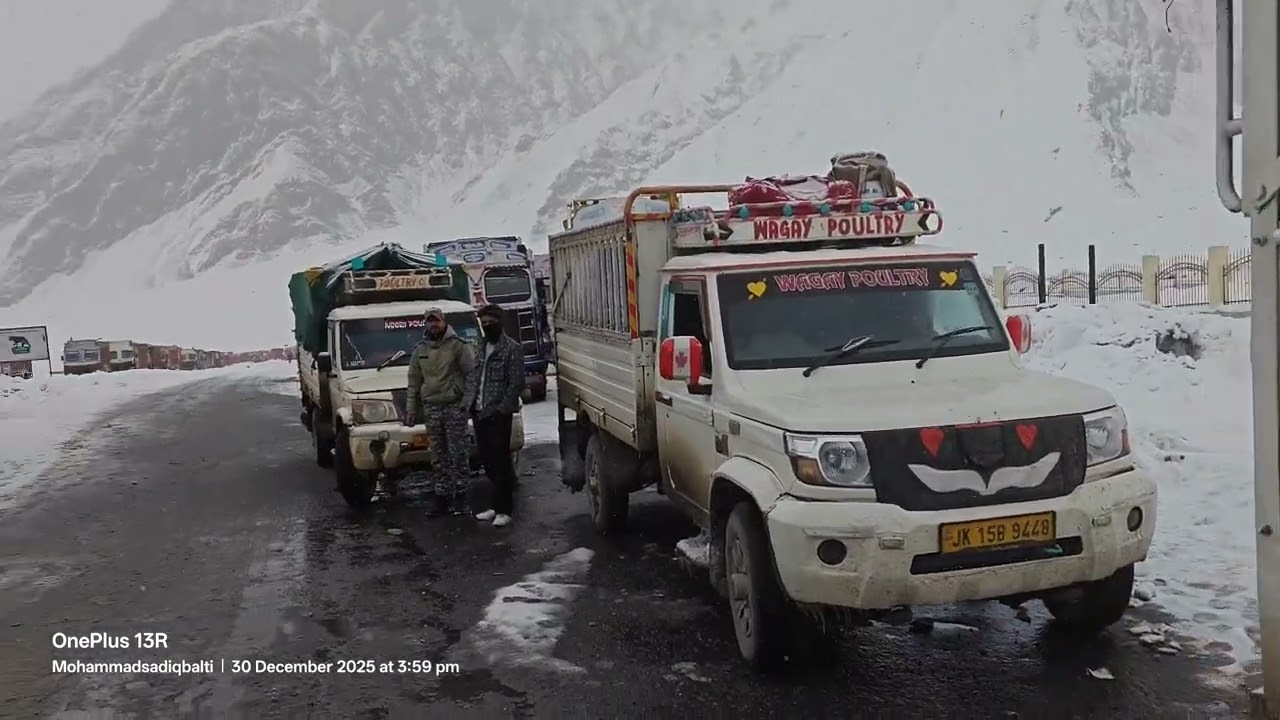 30 December 2025 Zojila Road Close Timing 03:50.pm