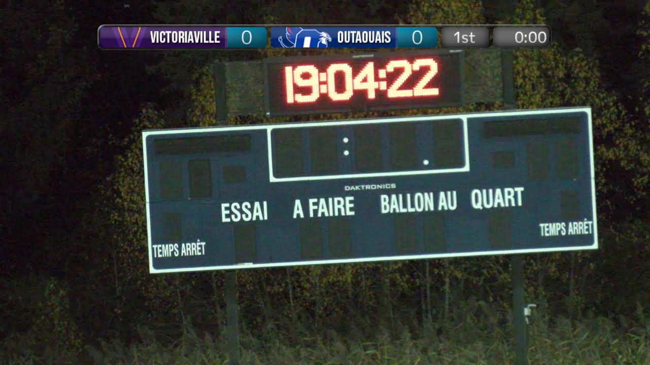 RSEQ Football D3 🏈 Victoriaville @ Outaouais [2025-10-26]