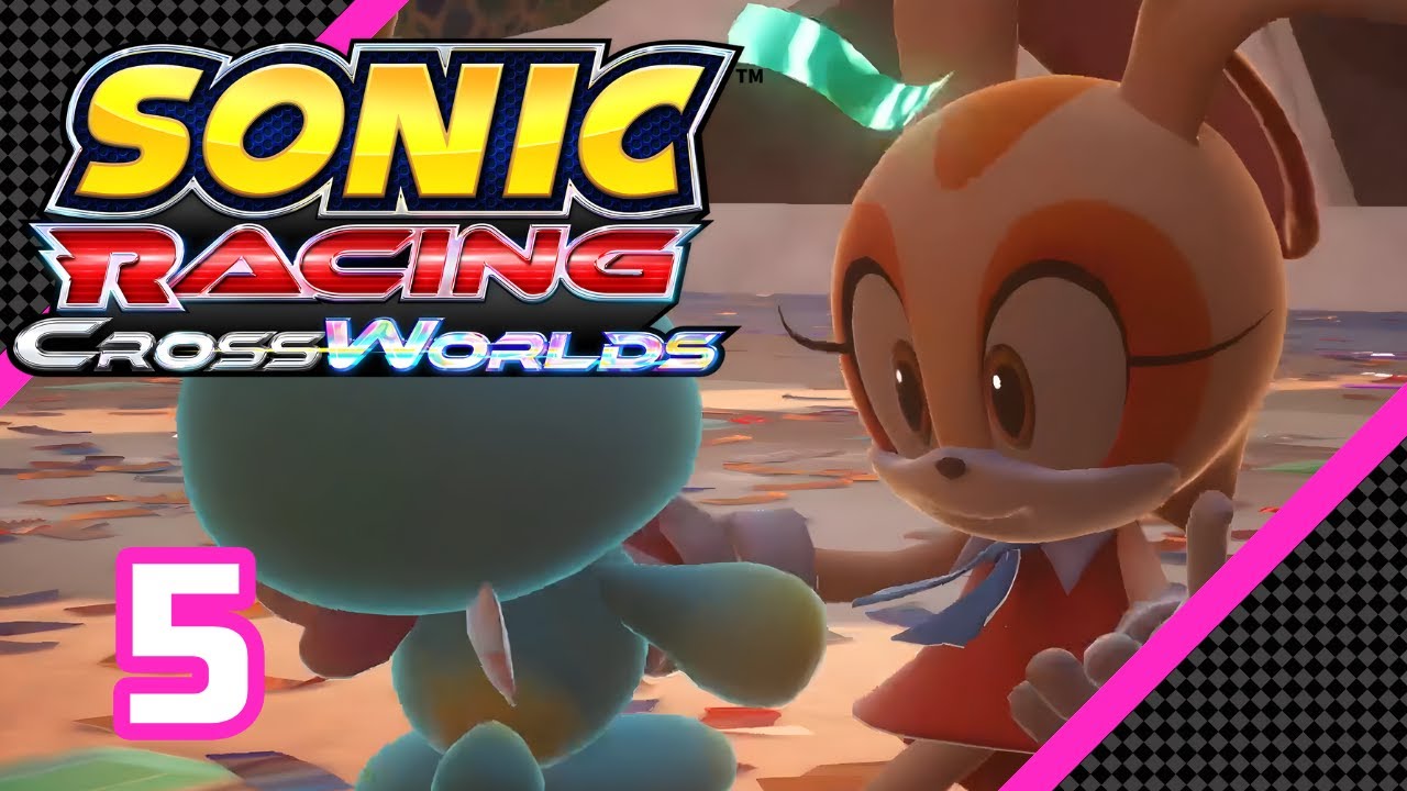 Sonic Racing: CrossWorlds - Coral Grand Prix with Cream & Cheese  - Full Playthrough (5)