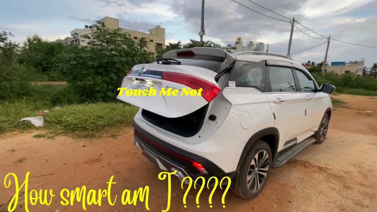 How to open Tail gate of MG Hector ??? 4 unique ways to open boot door without touching it !!!