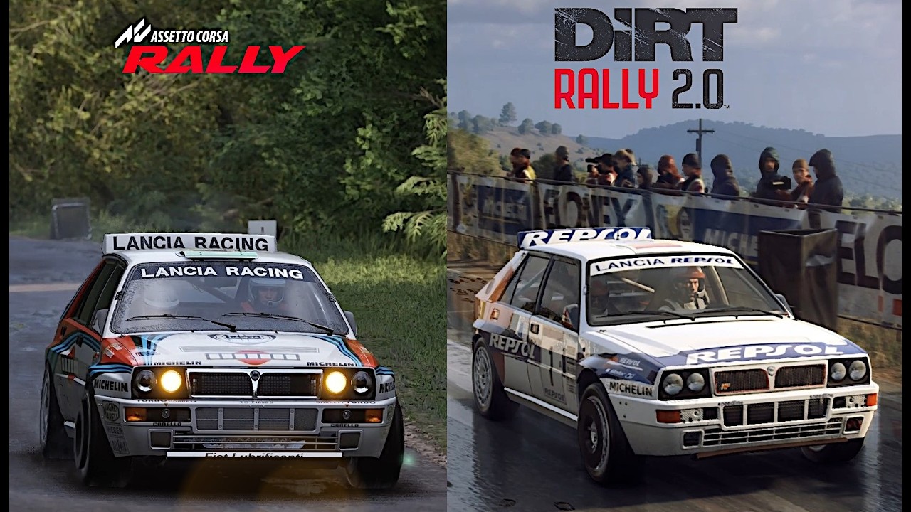AC RALLY VS DIRT RALLY 2 GRAPHICS SHOWDOWN: LANCIA DELTA INTEGRALE