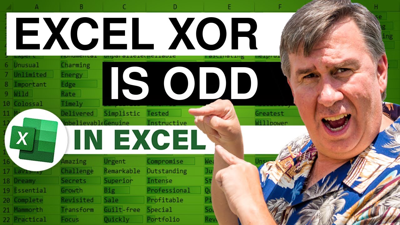 Секреты критериев Excel: XOR НЕЧЕТНО в Excel &mdash; эпизод 2303