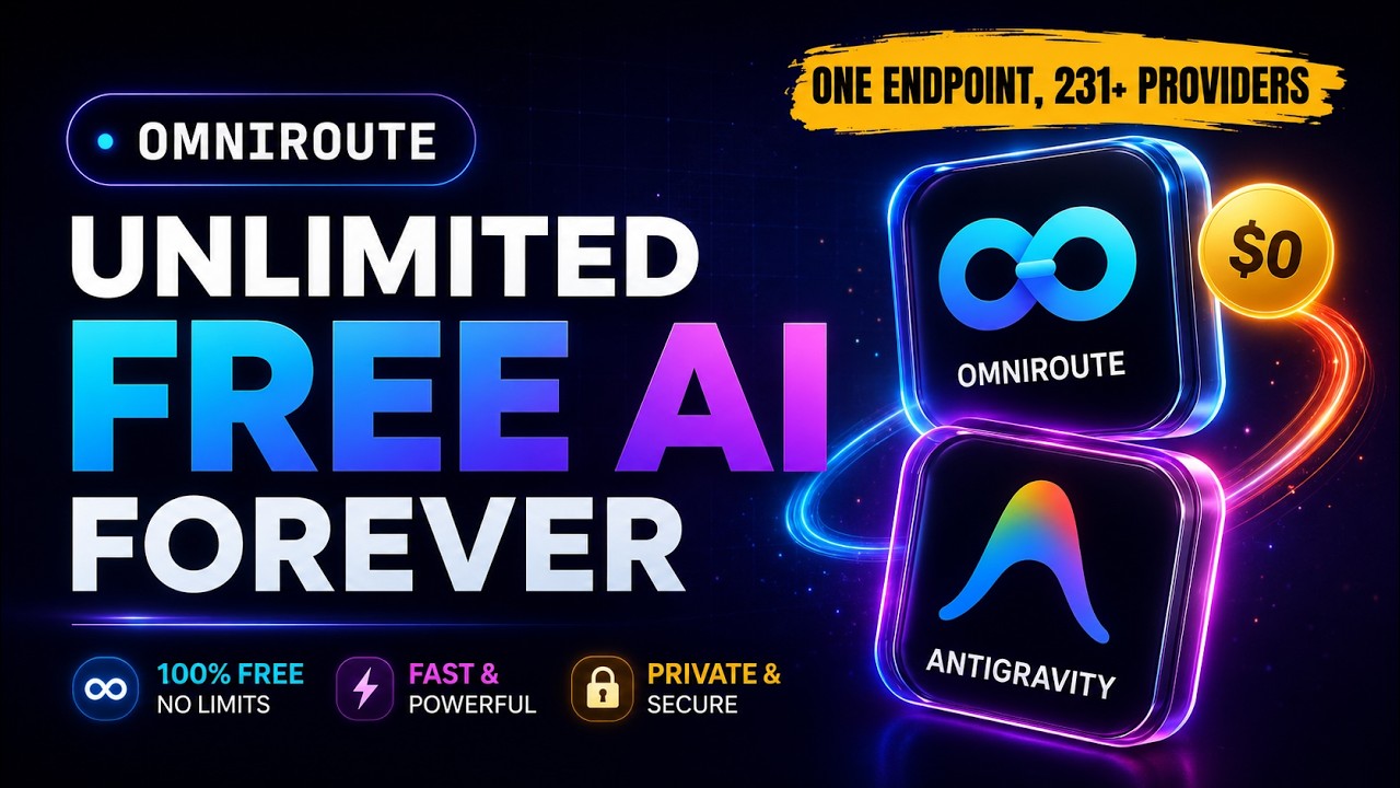 OmniRoute + Antigravity: 100% бесплатная настройка AI-кодинга, бесплатный AI-шлюз &mdash; бесплатная ал...