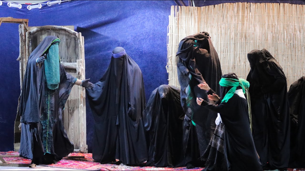 مسرحية ام البنين ع | المشهد السادس | الملا مرتضى حرب | رجوع السيدة زينب ع الى بيت الحسين ع