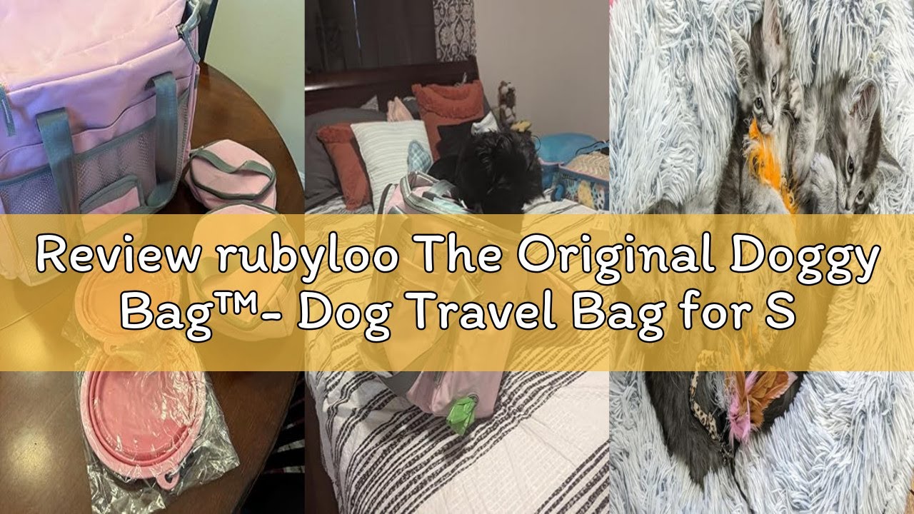 Review rubyloo The Original Doggy Bag™- Dog Travel Bag for Supplies - Ultimate Gift for Dog Moms & D