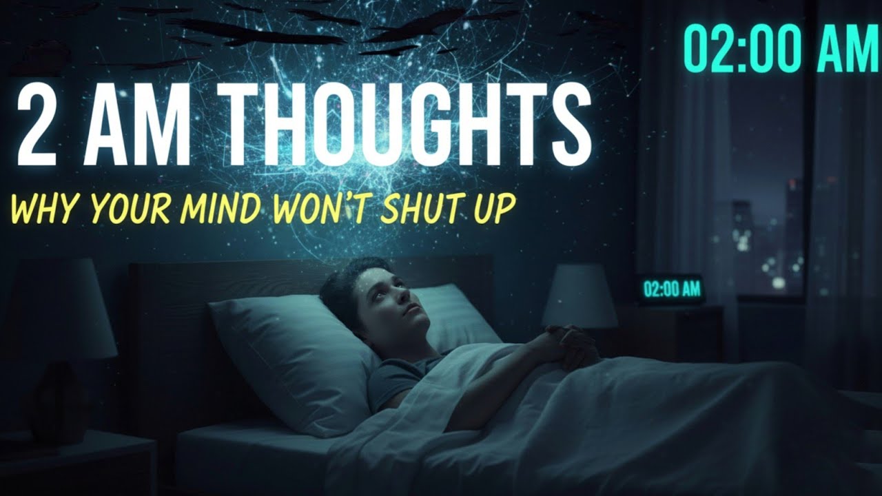 Why You Can&rsquo;t Stop Thinking at Night #psychology #nightlife