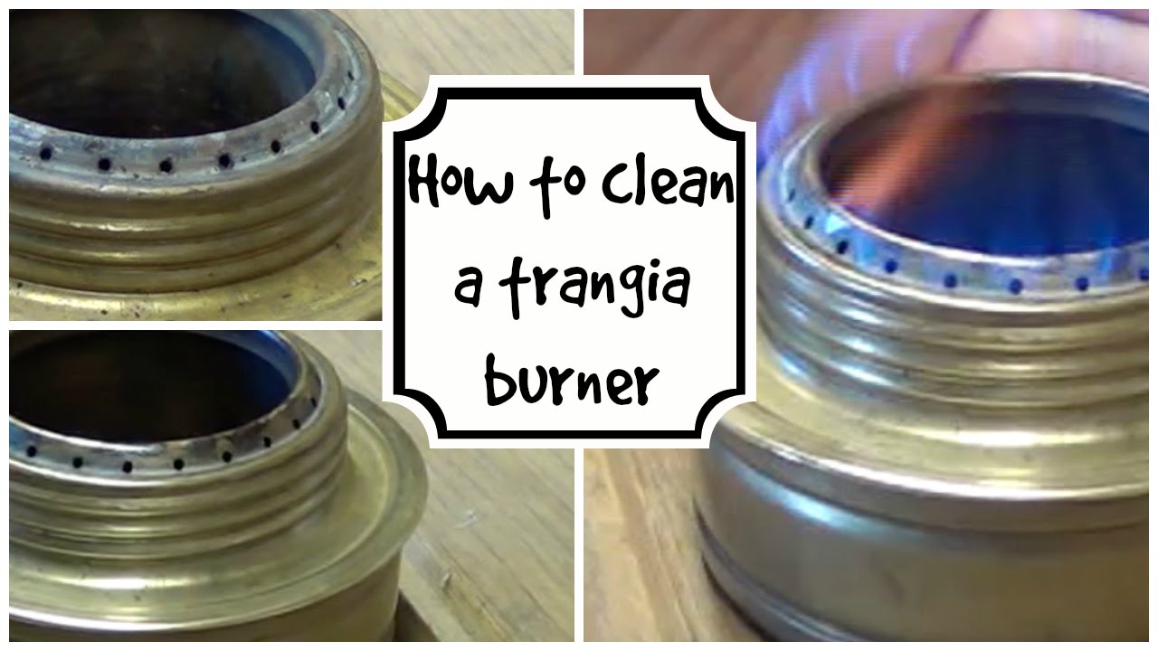 How to clean a trangia burner.
