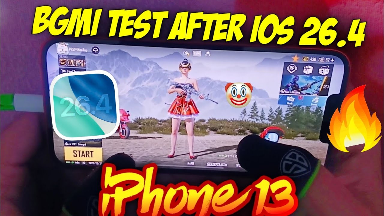 iOS 26.4 BGMI Test⚡️Best or Worst Update? | Bgmi Lag & Heating Issue? | iPhone & iPad Bgmi test