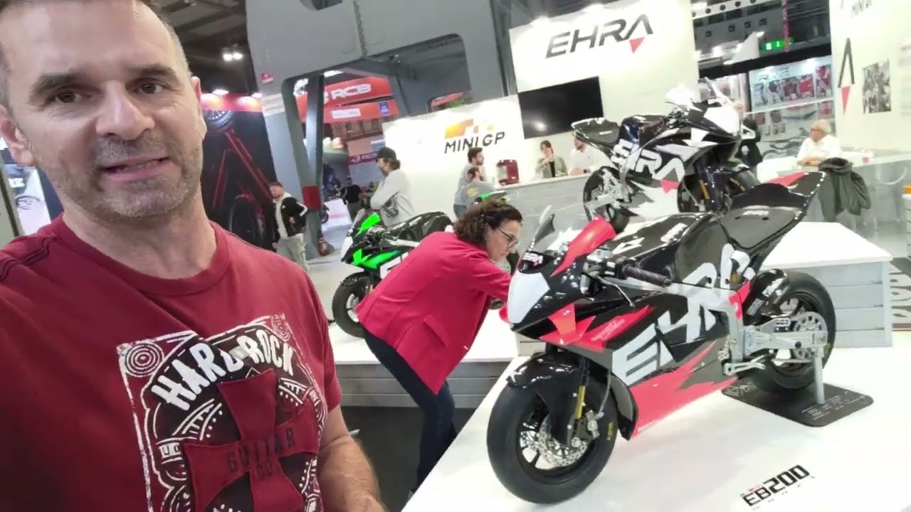 EHRA mini versenymotorok - Milánó motorkiállítás