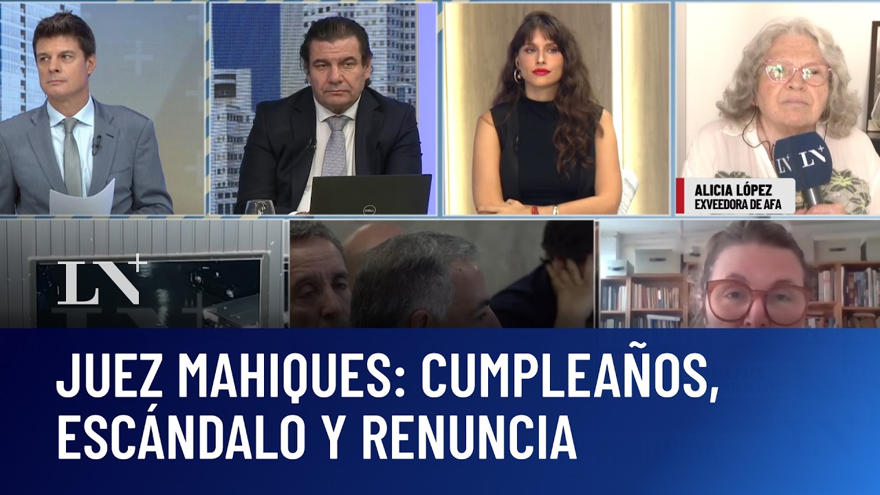 Juez Mahiques: cumpleaños, escándalo y renuncia