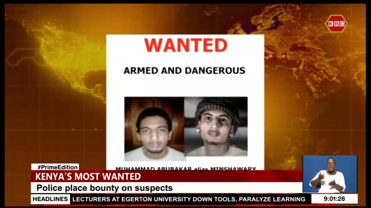 Police place Shs 10M bounty on the most wanted terror suspects