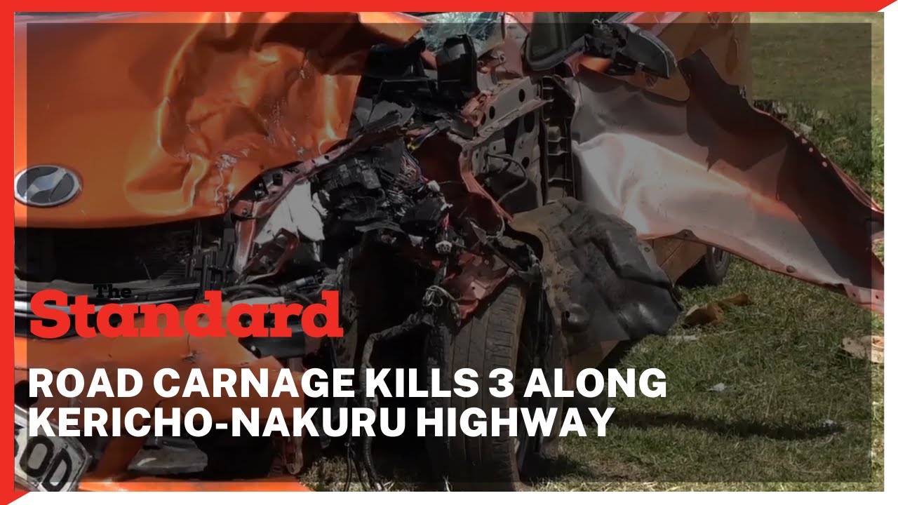 3 people die after they were involved in a road accident near Duka Moja along Kericho-Nakuru highway