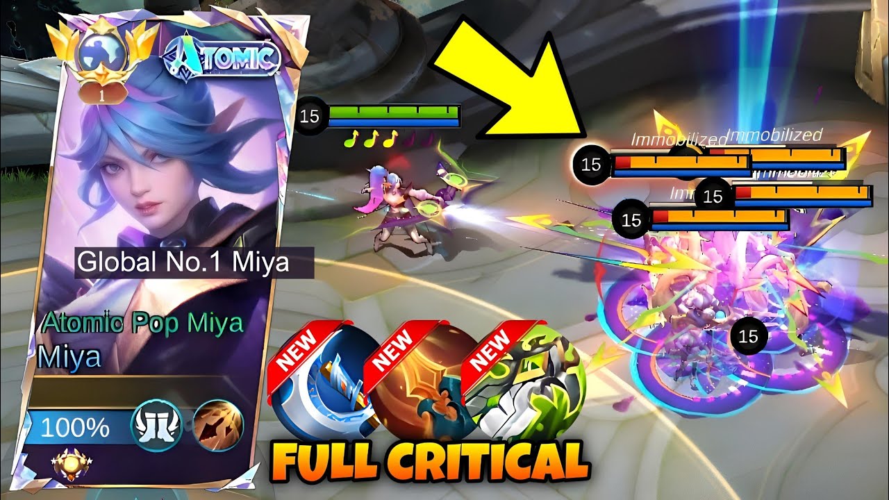 NO ONE IS SAFE WITH BUFF MIYA 1 HIT BROKEN FULL CRIT BUILD 2026!🔥 (1 SHOT ALL!?💀) - Mobile Legends 