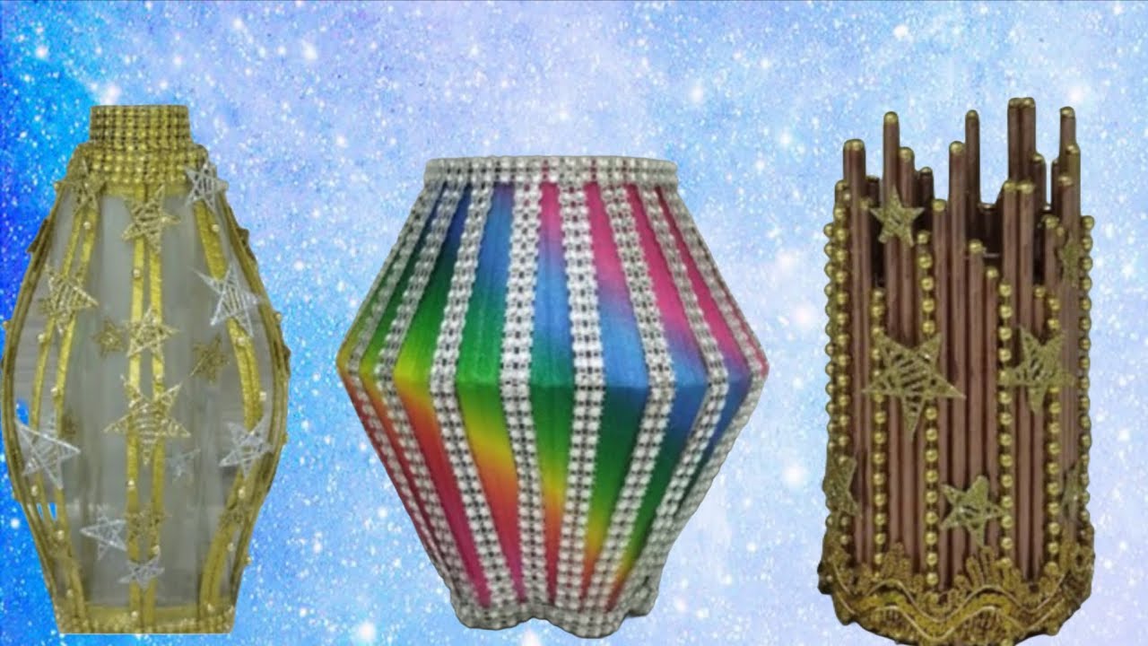 3 ideas for making interesting DIY vases