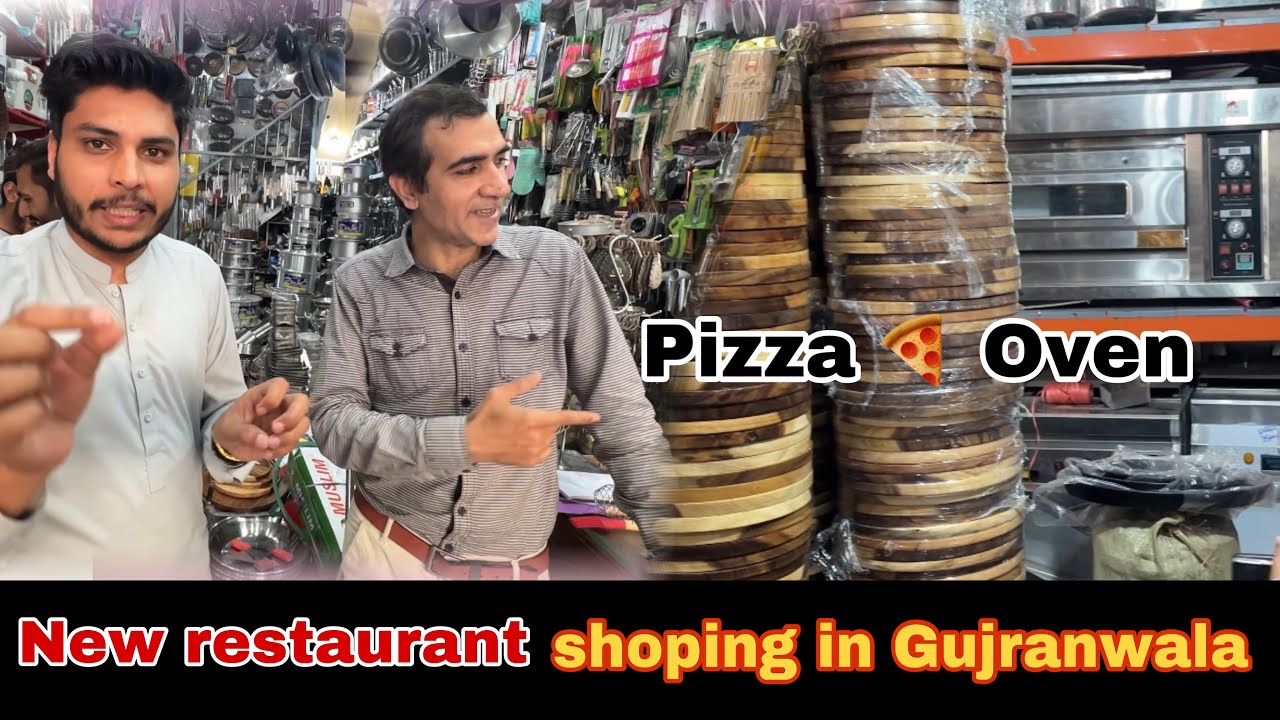 Gujranwala Visit market pizza 🍕 oven  | New Restaurant |