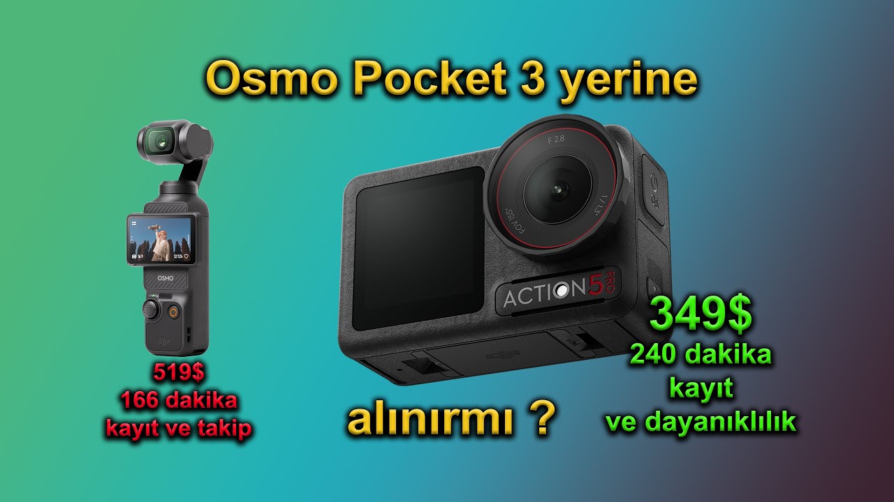 Dji Action 5 PRO neden alınır?   #djiaction5pro #djipocket3 #aksiyonkamerası