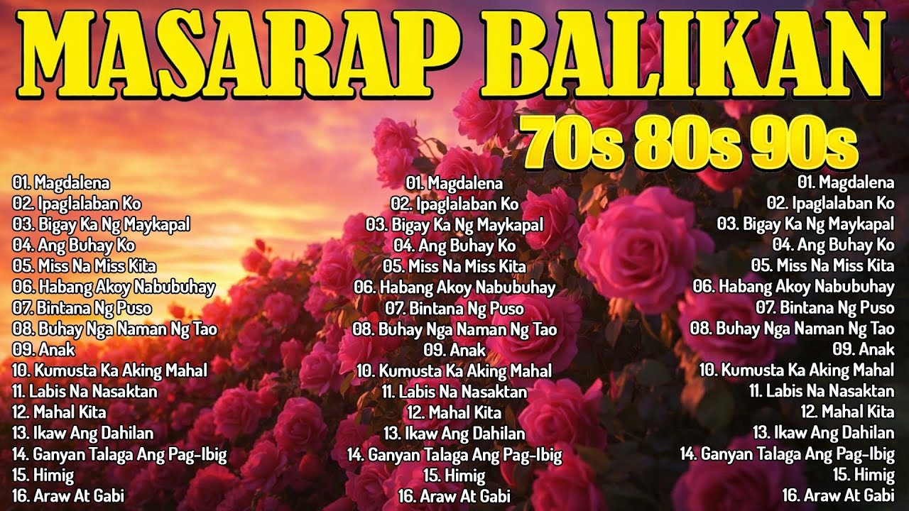 Relaxing Lumang Tugtugin 60s 70s 80s 90s🌹 Lumang Kanta Stress Reliever 🎶 OPM Tagalog Love Songs #01