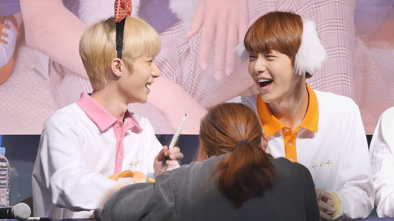 TXT 투바투 :범규 BEOMGYU, 수빈 SOOBIN : 팬사인회 fansign event : 직캠 fancam : 롯데월드몰 시네파크 190504
