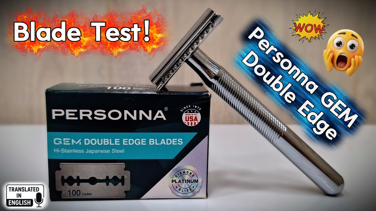 [#111] 💈Nowa Personna!/New Blade Personna! GEM? 💈😲😨😵💈🤜🤛💈Personna GEM Double Edge Blades