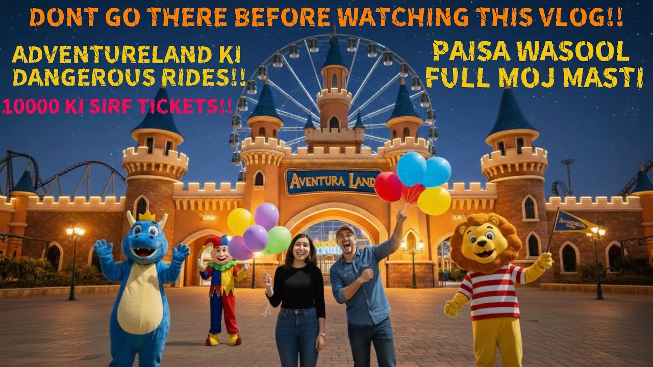 PAISA WASOOL AT #bahriaadventureland ✌🏻✌🏻✌🏻😀 Bahria Town Karachi FULL VLOG 🎡
