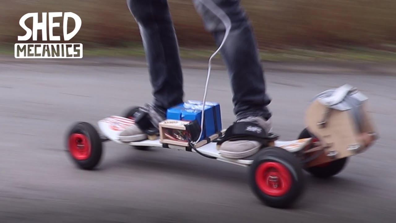 Making a board electric with scrap materials