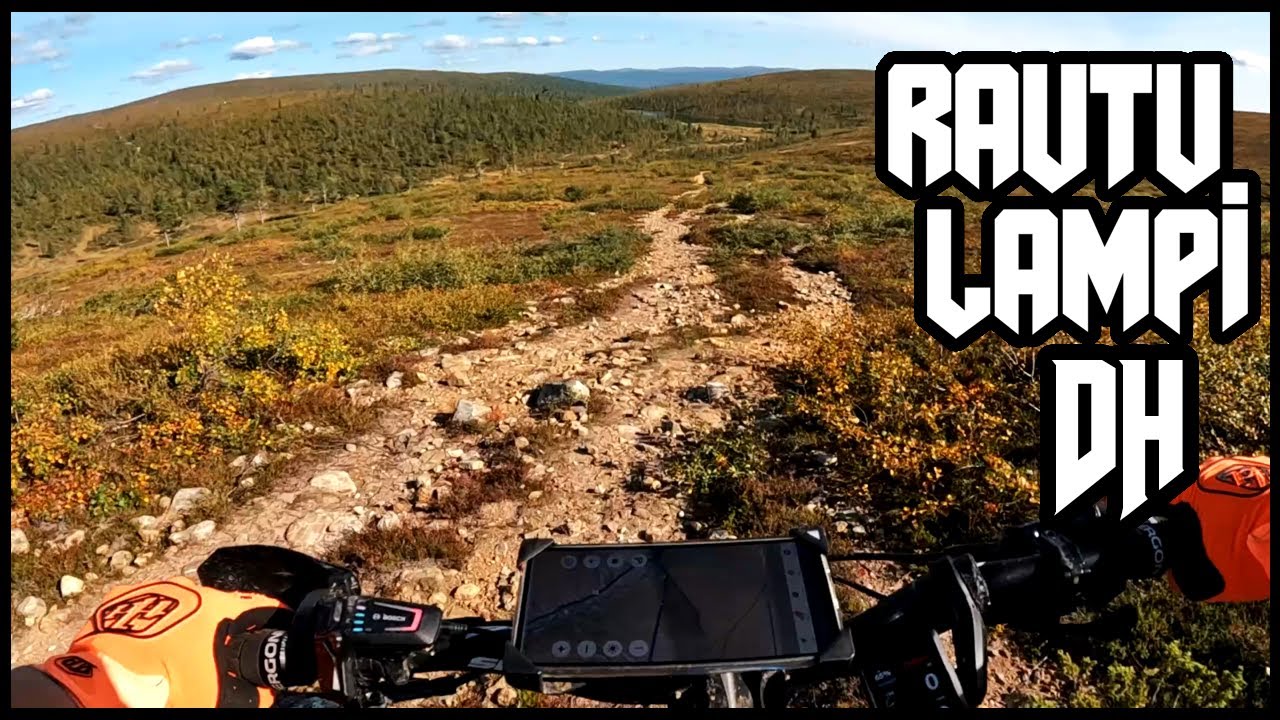 Rautulampi Kivilasku | eMTB 2023|  Saariselkä