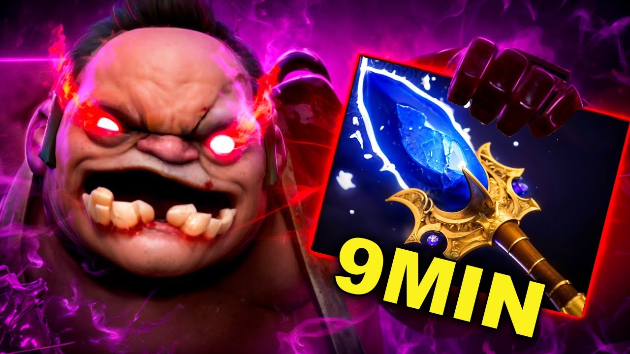 9Min Aghanim's Scepter Pudge🔥36Kills Big Boss Rampage Dota 2