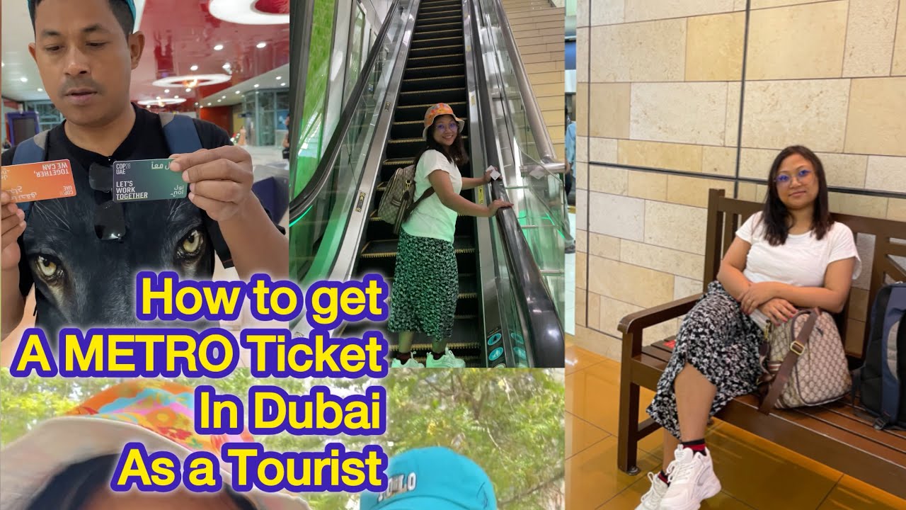 How to get a METRO Ticket In Dubai As a Tourist😍 AI Rigga Metro Station (Dubai Tour-6) ❤️