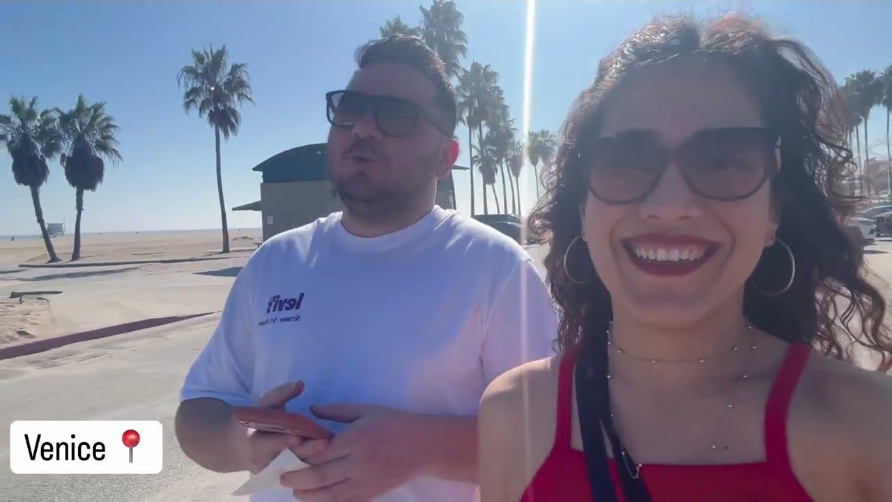 Los Angeles 1. Gün Vlog | Venice Beach & Santa Monica & Hollywood