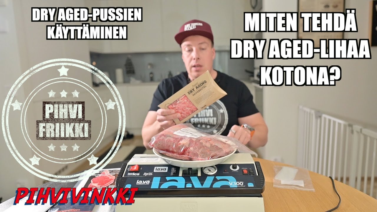 Miten tehdä kotona maukasta dry aged-lihaa?  Dry aged-kypsytys ja dry aged-pussien käyttäminen