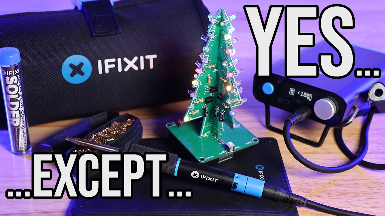 Worth It?  Soldering with the IFixIt Soldering Toolkit