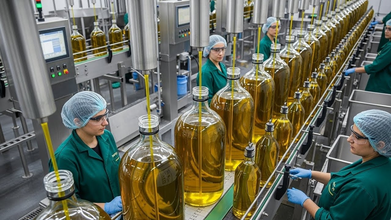 Inside the Olive Oil Factory: From Harvested Olives to Liquid Gold (Full Process)
