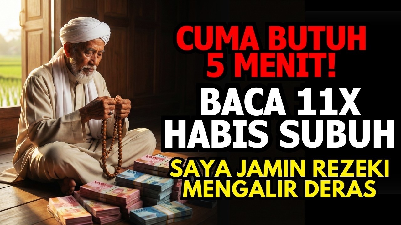 💫BACA 11x SETELAH SUBUH, REZEKI TERBUKA SEPANJANG HARI 🤲 AJARAN RAHASIA PARA WALI ALLAH, LUNAS UTANG
