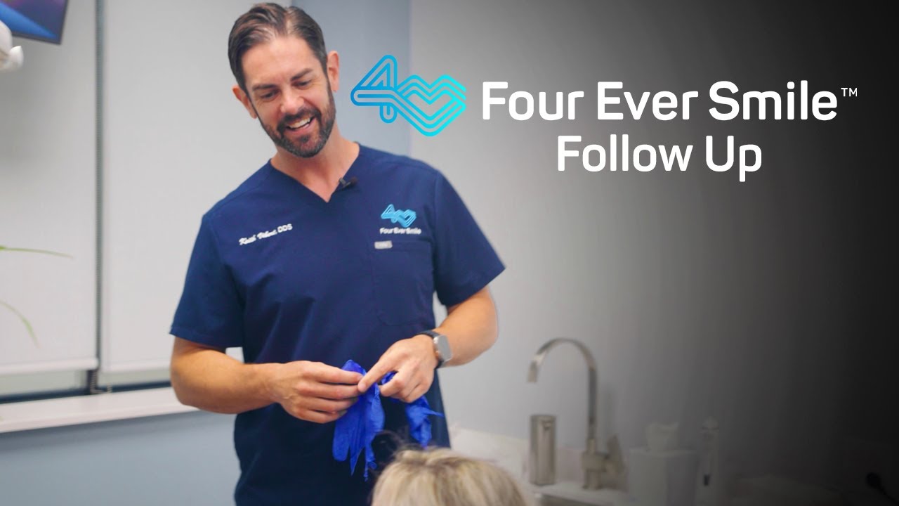 Four Ever Smile Follow Up - Dr.  Vibert Assesses Final Teeth Shape and Color