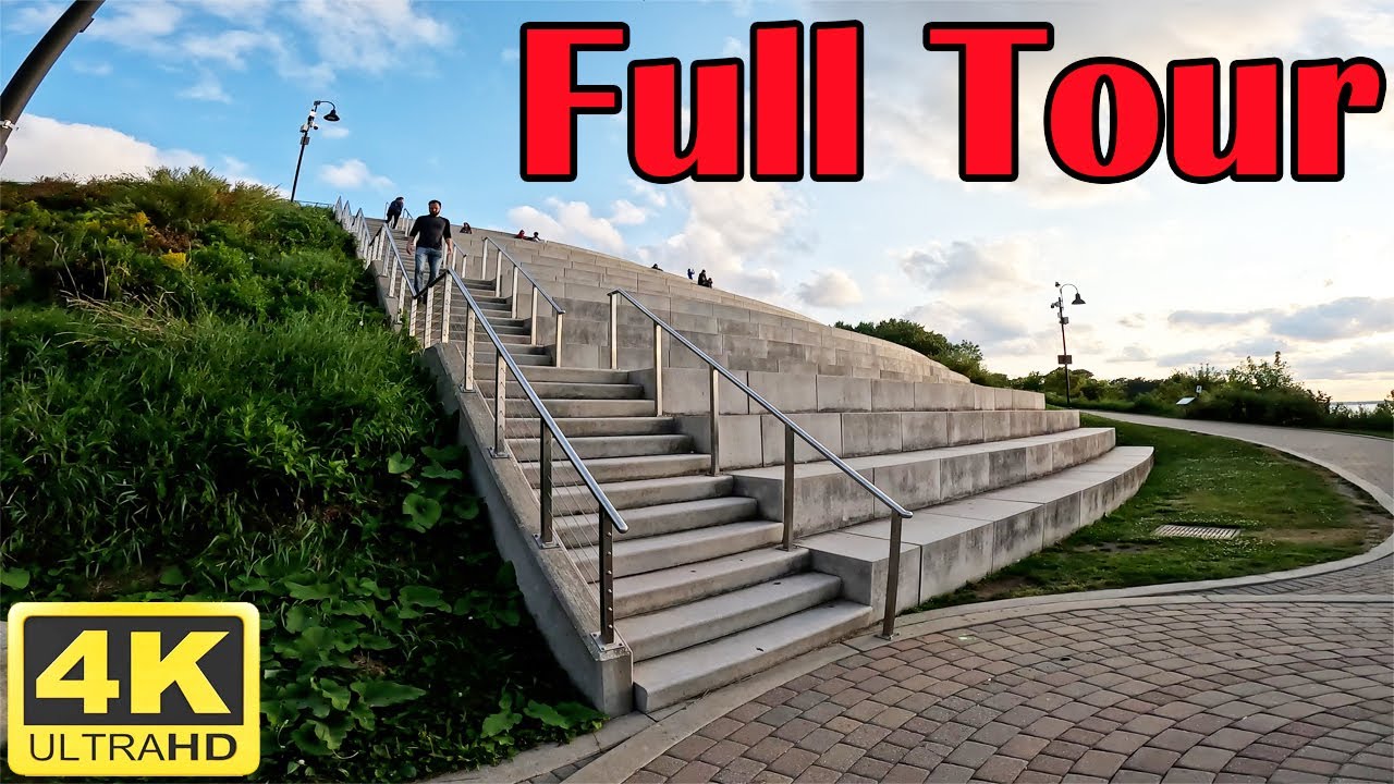 Solstice Steps Park in Lakewood, Ohio Walkthrough (4K, 60FPS) Cleveland Ohio Metroparks
