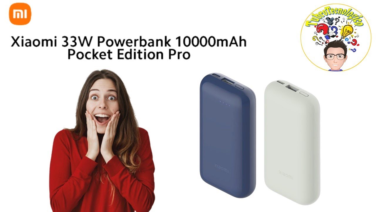 La mejor POWER BANK Xiaomi Pocker Edición Pro, 33w 10000 mAh.😎😎
