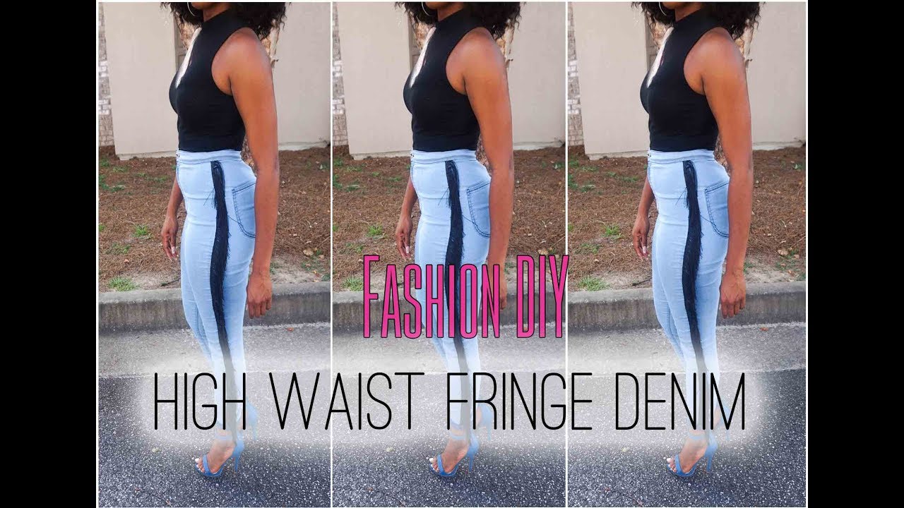 Fashion DIY | Fringe Jeans