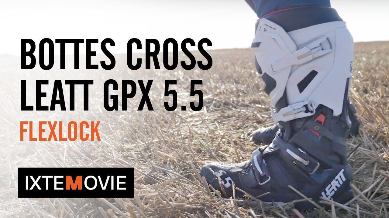 Notre avis sur les bottes cross LEATT GPX 5.5 FLEXLOCK