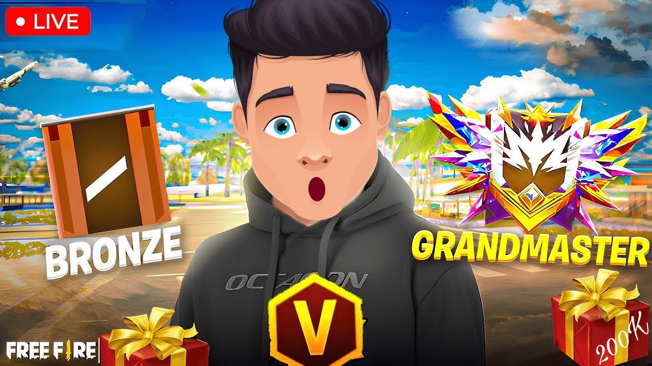 🎯 Road to Grandmaster Top | Free Fire Rank Push live With TR TUHIN YT ! #freefire #shortlive