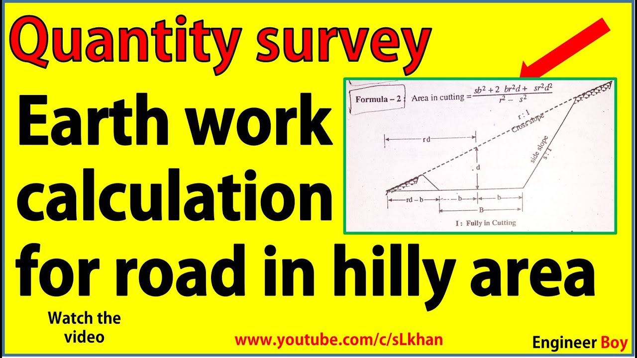 How to estimate earth work?