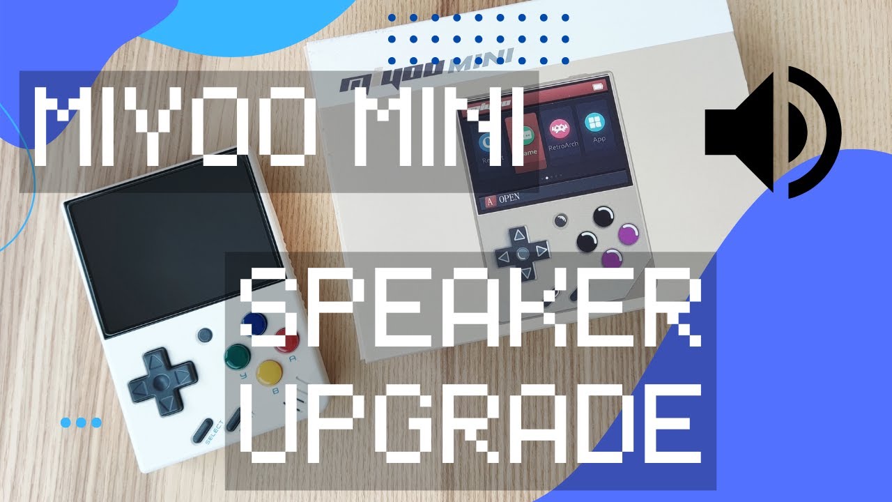 Miyoo Mini Speaker Upgrade Tutorial